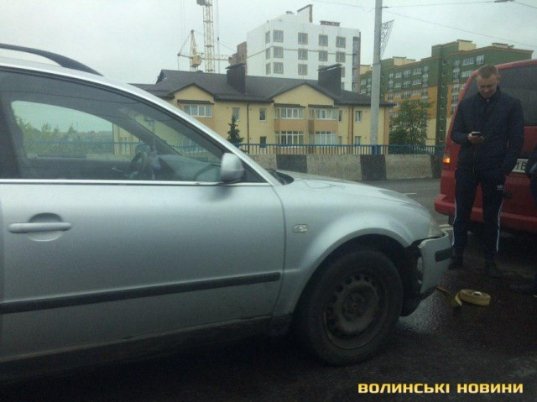 У Луцьку – подвійна аварія. ФОТО