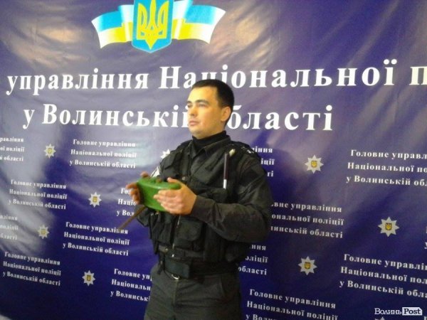 Колекція вибухівки волинських правоохоронців. ФОТО