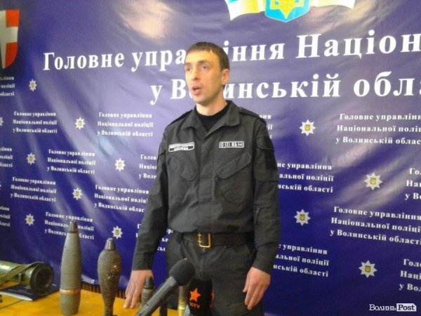 Колекція вибухівки волинських правоохоронців. ФОТО