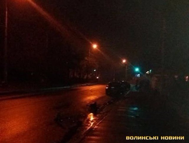 У Луцьку водій втік з місця аварії