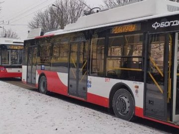 Сьогодні, 28 грудня, тролейбуси у Луцьку змінять маршрути