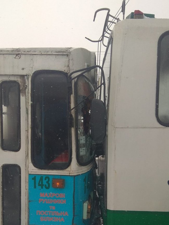 У Луцьку – тролейбусний колапс, – лучанин. ФОТО