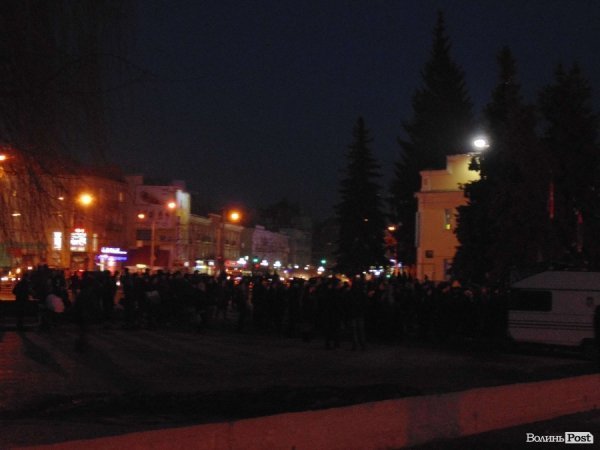 Лучани вийшли на протест. ФОТО