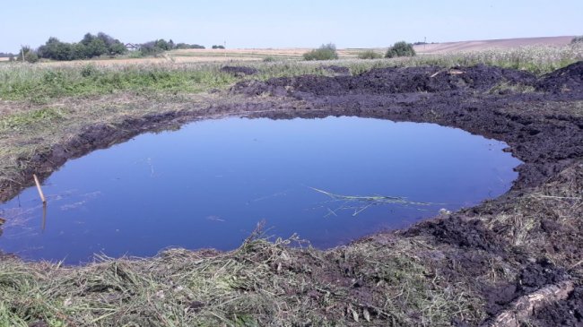 У селі на Волині закінчили очищення озера