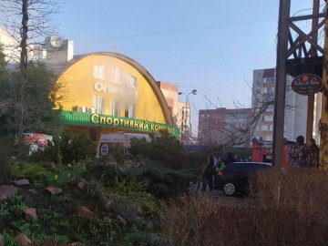 У Луцьку – пожежа на спорткомплексі  «Олімпія»