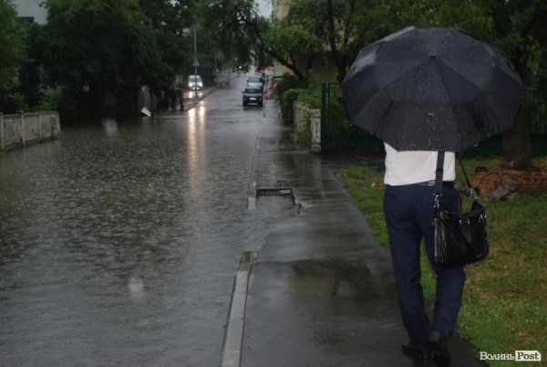 Затоплення мосту на вулиці Ярощука