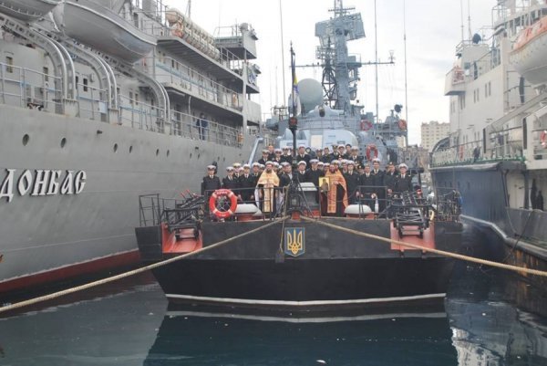 Священики з Волині на борту корвету «Луцьк». ФОТО