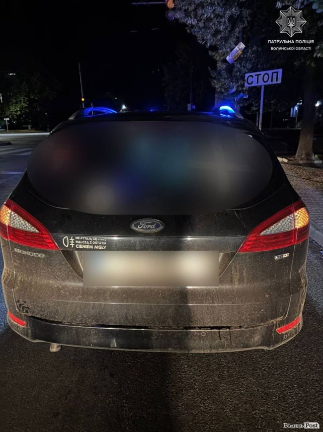 У Луцьку зловили п’яного водія, вже позбавленого прав