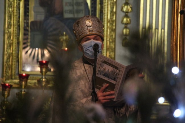 Владика Михаїл відправив різдвяну службу у кафедральному соборі Луцька. ФОТО