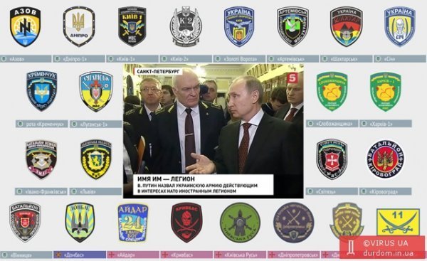 Путіна тролять через «НАТОвський» легіон. ФОТОЖАБИ