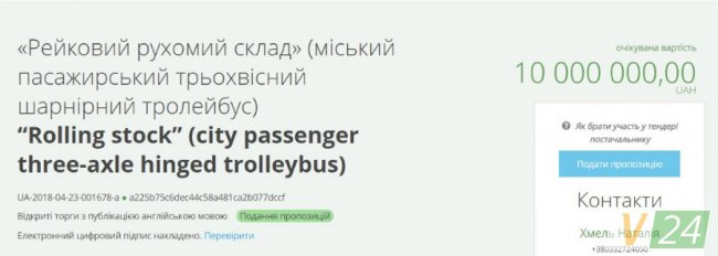 У Луцьку оголосили тендер на «швейцарські» тролейбуси. ФОТО. ВІДЕО