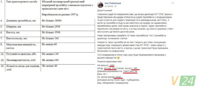 У Луцьку оголосили тендер на «швейцарські» тролейбуси. ФОТО. ВІДЕО