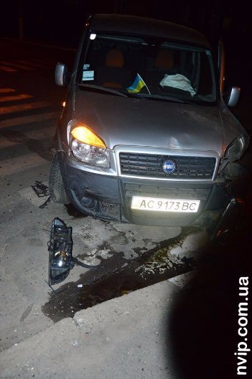 У Нововолинську зіткнулися одразу три авто. ФОТО