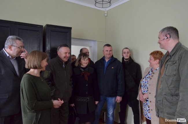 У Луцьку заступнику міністра у справах ветеранів показали «місце сили» бійців