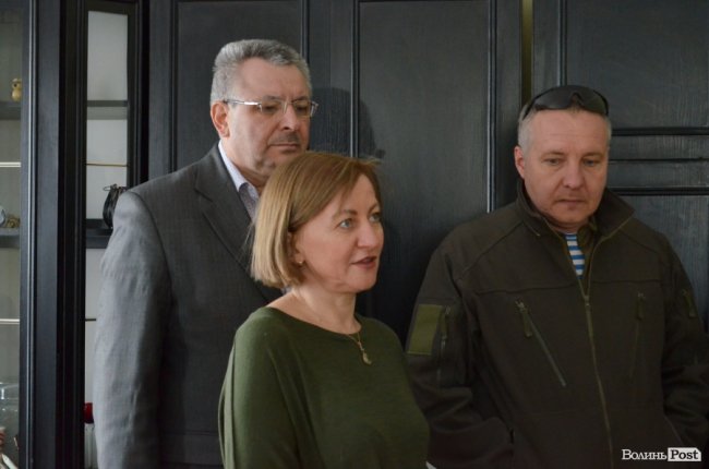 У Луцьку заступнику міністра у справах ветеранів показали «місце сили» бійців