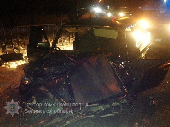 Аварія у Луцьку: постраждали двоє людей