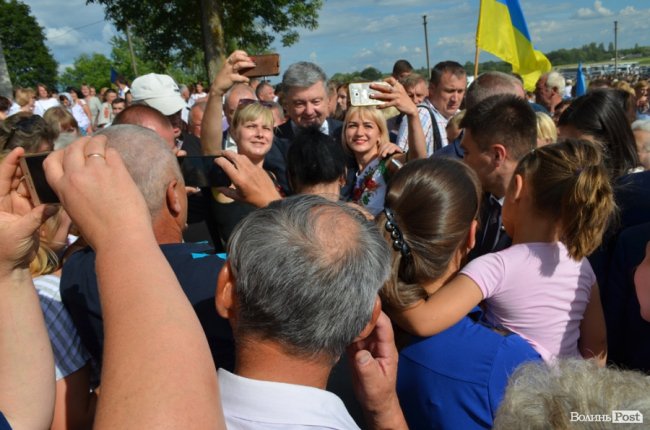 Візит Порошенка на Волинь: як це було. ФОТО