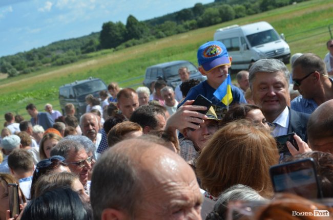 Візит Порошенка на Волинь: як це було. ФОТО