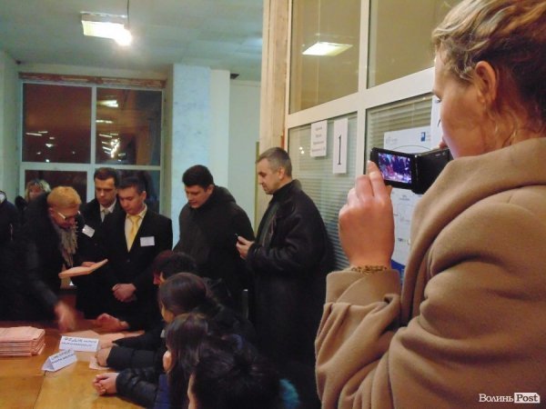 Вибори у Луцьку. ФОТО