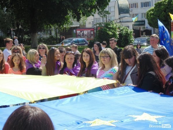 Центр Луцька розмалювали по-європейськи. ФОТО