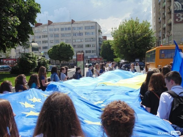 Центр Луцька розмалювали по-європейськи. ФОТО
