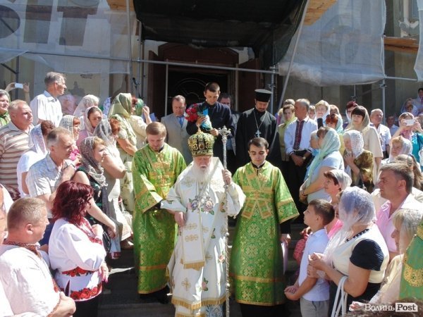 У Луцьку - святкове богослужінян за участю патріарха Філарета. ФОТО