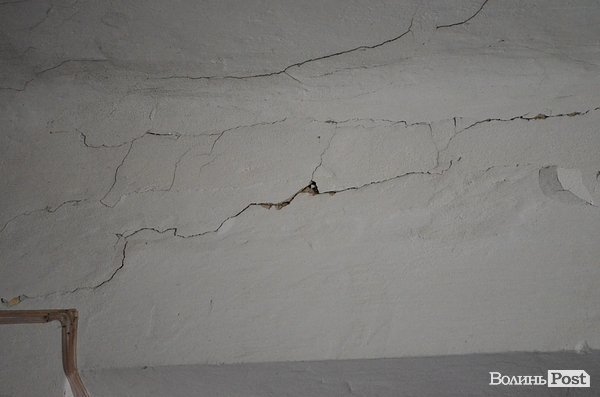 У Луцьку будинок Косачів тріщить по швах. ФОТО