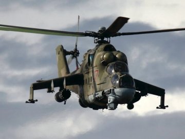 Показали момент збиття російського вертольота на Запорізькому напрямку. ВІДЕО