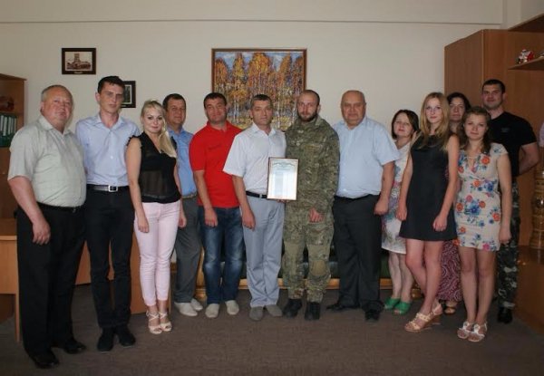 Батальйон «Січ» нагородив волинських лісівників. ФОТО