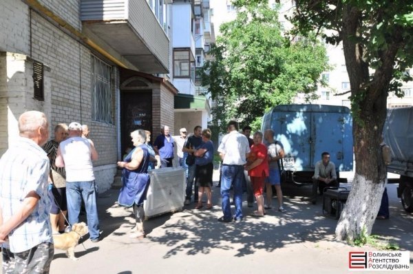 Лучани протестують проти встановлення лічильників. ФОТО