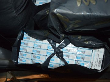 У Ковелі затримали набитий контрабандними сигаретами автомобіль. ФОТО