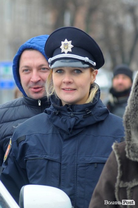 Патрульна з Луцька Ольга Шмігель