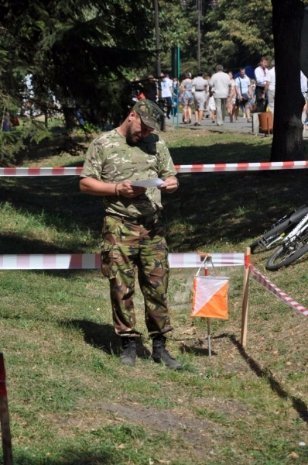 У Луцькому парку змагалися орієнтувальники. ФОТО