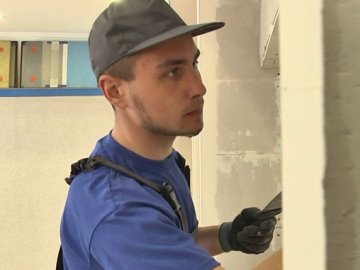 Луцький студент став найкращим штукатуром України. ВІДЕО