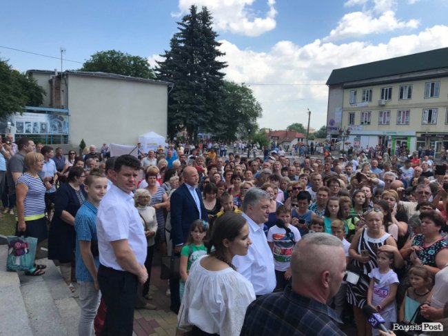 Порошенко в Горохові представив кандидата від «Європейської Солідарності» на 20-му окрузі