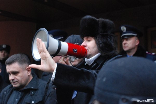 Пікет міліції та прокуратури в Луцьку. ФОТО