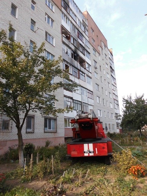 У Луцьку горіла 9-поверхівка