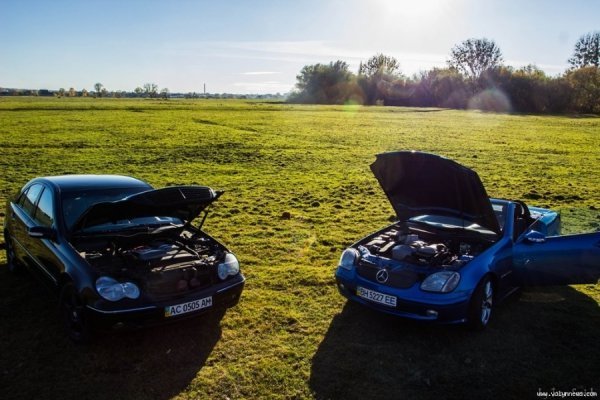 «Mercedes-тусовка» в Луцьку. ФОТО 