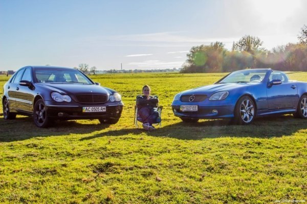 «Mercedes-тусовка» в Луцьку. ФОТО 