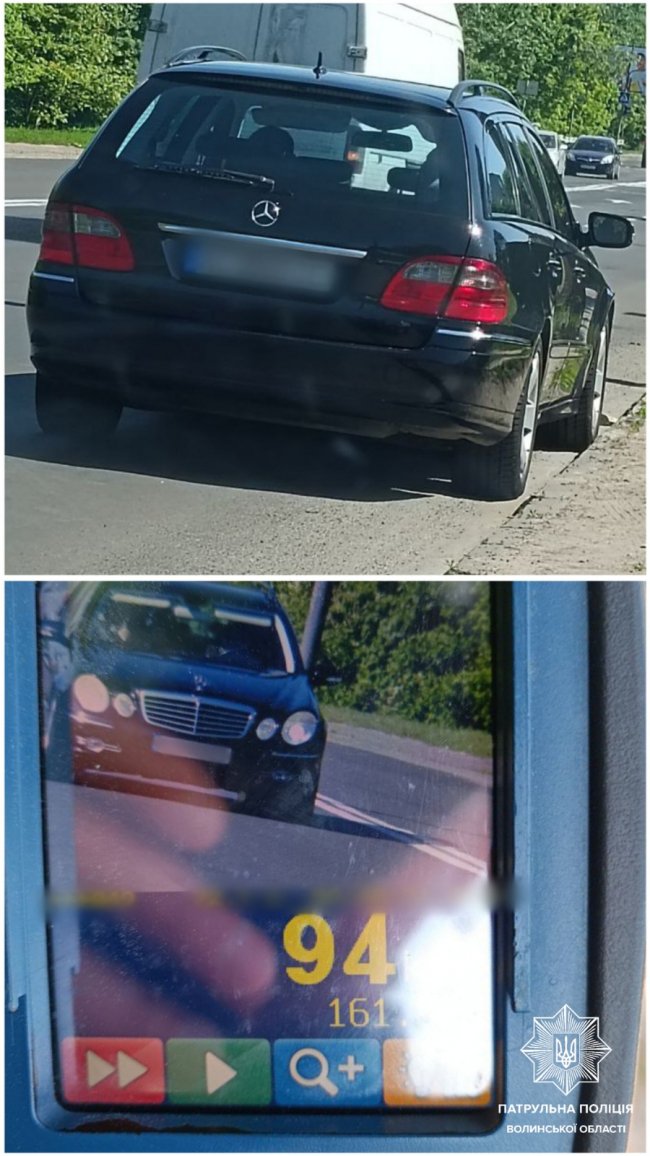 Перевищив швидкість: у Луцьку затримали 16-річного водія без прав