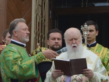 Патріарх Філарет очолив храмове свято у соборі в Луцьку