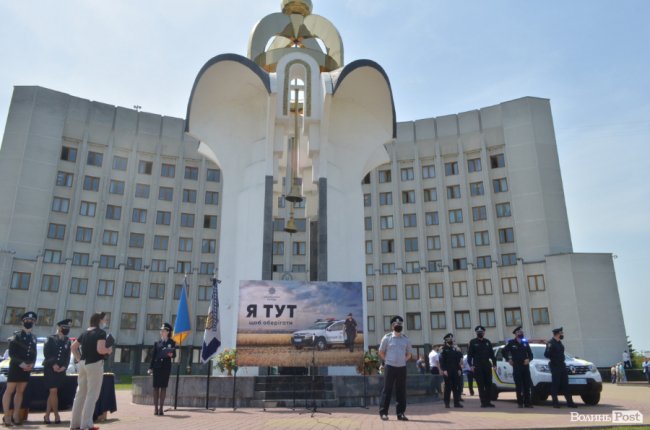 Волинські «шерифи» отримали 25 службових позашляховиків. ФОТО