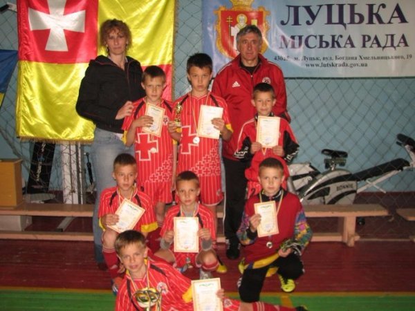 У Луцьку відзначили юних переможців з міні-футболу. ФОТО