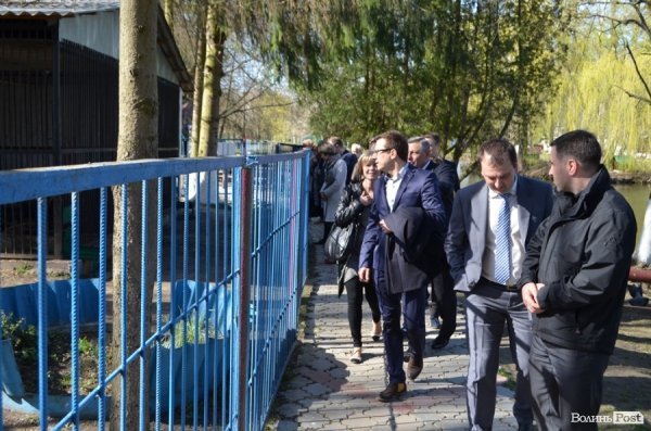У Луцьку поляки проінспектували хід реконструкції міського зоопарку. ФОТО