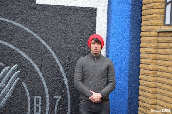 У центрі Луцька намалювали велике графіті, присвячене Героям Майдану. ФОТО