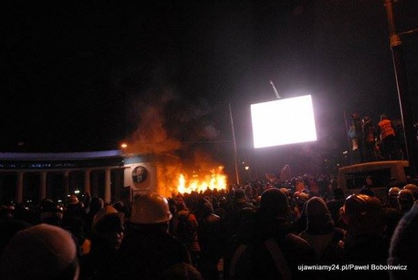 Сутички на Грушевського: фотовраження поляка