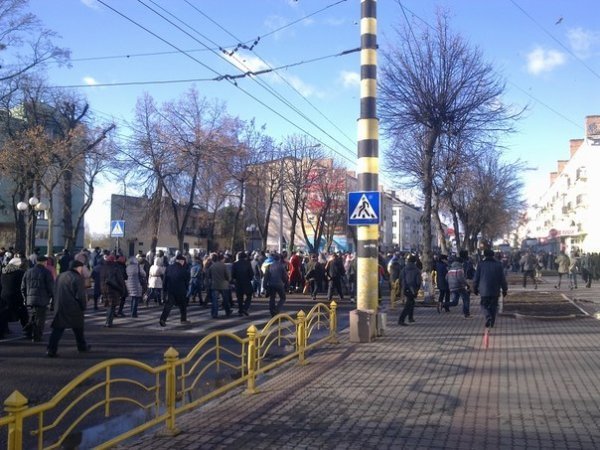 Перший день страйку в Луцьку. ФОТО. ВІДЕО