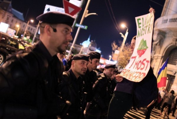 Масові безлади в Румунії. ФОТО