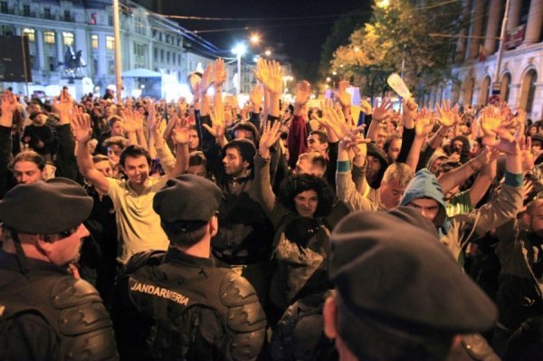 Масові безлади в Румунії. ФОТО