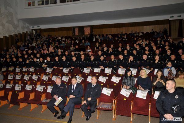 Фото з першого «дня народження» патрульної поліції Луцька